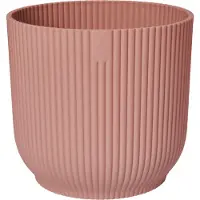 Elho Kreisförmiger Rosa Plastikpflanztopf von Elho