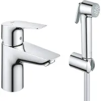 CASA39 GROHE Bidet-Dusche mit Spray Handbrause Wandhalterset Tempesta-F Trigger Spray, chrom