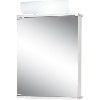 Jokey Spiegelschrank »Entro«, 1-türig, BxH: 50 x 74 cm, beleuchtet - weiss