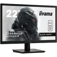 Iiyama G-MASTER G2230HS-B1, 54,6 cm (21.5"), 1920 x 1080 Pixel, Full HD, LCD, 0,8 ms, Schwarz