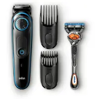 Braun BT5040, Waschbar, Akku, Schwarz, Blau