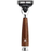 Muhle Rytmo 3-Blade Razor Ash Steamed Mach3