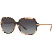 Michael Kors MK2024 ADRIANNA II Damen-Sonnenbrille Vollrand Quadratisch Acetat-Gestell, beige