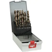 Bosch Accesorios Metallbohrer-set Hss-co Mit Box 1/0-13/0 Mm 25 Stücke