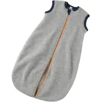 Engel - Baby-Schlafsack mit Reißverschluss - Babyschlafsack Gr 74/80 grau