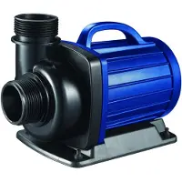 Aquaforte Teichpumpe DM-3500 LV 12V Niederspannung 3500 L/h Grau