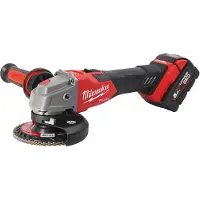 Milwaukee M18 FSAG125XB-502X 18V Li-Ion Akku-Winkelschleifer-Set (2x5.0Ah) in HD-Box - 125mm - bürstenlos