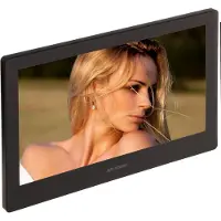 Hikvision Digital Technology DS-KH8520-WTE1, 25,6 cm (10.1 Zoll), TFT, 1024 x 600 Pixel, Kapazitiv, Schwarz, Acrylnitril-Butadien-Styrol (ABS)