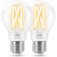 WiZ Connected WiZ Filamentlampe Doppelpack - Warmes bis kaltweißes Licht - E27