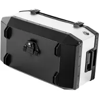 Hepco & becker Topcase Xplorer 60 Aluminium 58 Liter silber Unisexneutral250 - Motorradzubehör - Motorradgepäck