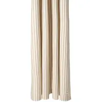 Ferm Living Chambray Shower Curtain Sand/Off-White - , Beige, Stoff / Textil