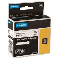 Dymo Lankstaus nailono juost. 12 mm, balta