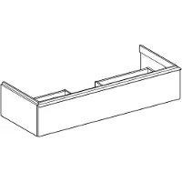 Geberit 502.313.JL.1, Grau, Sand, 1 Schublade(n), 1184 mm, 476 mm, 247 mm