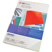 GBC Einbanddeckel, Karton, 250 m², A4, weiß, 100 Kartons