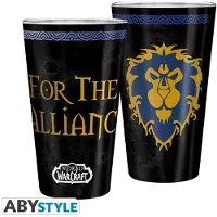 World of Warcraft - Large Glass - 400ml - Alliance - box x2