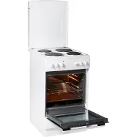 Amica SHE 11555 W, Standherd Elektro, 50 cm, NewSeries 500 Design, Weiß, K4.1, Konventionell Plus,