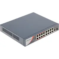 Hikvision DS-3E0318P-E/M(B) 1 1000m SFP og RJ45, PoE power