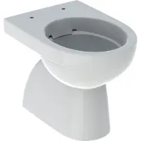 Geberit Renova Stand-WC, Tiefspüler, weiß, Rimfree, Abgang vertikal, teilgeschlossen, 1 Stk.