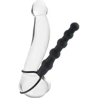 Calexotics - Love Rider Beaded Doppelpenetrator aus Silikon 1 St Vibrator