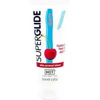 Hot Superglide Edible mit Aroma 75 ml Gleitmittel