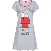 Peanuts Nachthemd mit Snoopy-Print und kleiner Schleife