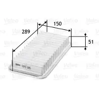 Valeo Luftfilter 585185