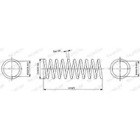 Monroe Fahrwerksfeder SPRINGS SP3694