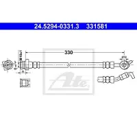 Ate Bremsschlauch 24.5294-0331.3