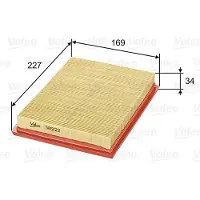 Valeo Luftfilter 585122 für Renault Koleos I