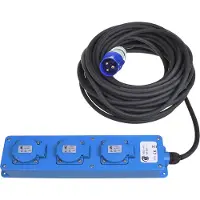 Pricenet CEE 3 fach Steckdosenleiste Schuko 20 Meter