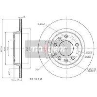 MAXGEAR Bremsscheibe 19-0943