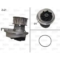 Valeo Kühlmittelpumpe Wasserpumpe für OPEL Astra F CC (T92) 506087