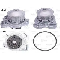Valeo Wasserpumpe [Hersteller-Nr. 506190] für Audi, VW