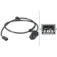 Hella Sensor Raddrehzahl 2-polig Induktivsensor 930 mm Kabel für u.a. AUDI A6