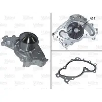 Valeo 506618 Kühlmittelpumpe Wasserpumpe mit Riemenscheibe für LEXUS RX (MHU3, GSU3, MCU3) für TOYOTA PREVIA (MCR3, ACR3, CLR3)