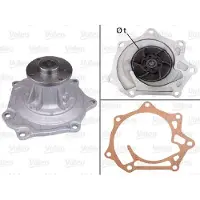 Valeo Kühlmittelpumpe Wasserpumpe für NISSAN Cabstar E Pritsche / Fahrgestell (TL, VL) 506731