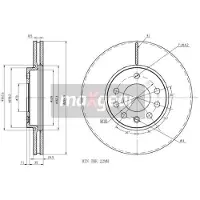 MAXGEAR Bremsscheibe 19-0812