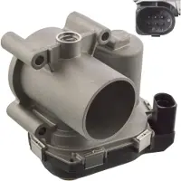 FEBI BILSTEIN 107025 Drosselklappe für VW POLO (9N) Fox Schrägheck (5Z1, 5Z3, 5Z4) für SEAT Ibiza III Schrägheck (6L) für SKODA ROOMSTER (5J)