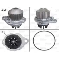 Valeo Wasserpumpe [Hersteller-Nr. 506643] für Citroën, Renault, Peugeot