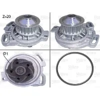 Valeo Kühlmittelpumpe Wasserpumpe für VW LT 28-35 I Kastenwagen (281-363) 506105