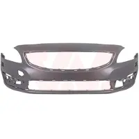 VAN WEZEL Stoßstange Stoßfänger für VOLVO V60 (155, 157) Grundiert Glatt Schwarz 5935576