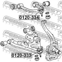 FEBEST Traggelenk Vorne Unten für TOYOTA LAND CRUISER 100 (UZJ100) 0120-333