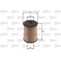 Valeo Ölfilter 586568 für Opel Chevrolet Astra J Caravan H Cruze Corsa D