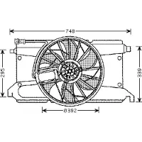 VAN WEZEL Lüfter, Motorkühlung 2735747