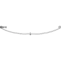 CS Germany 10.680.010.00 Blattfedern für FIAT Doblo Cargo (223) Hinten 595/665mm