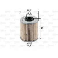 Valeo Kraftstofffilter 587917 für Renault Opel Trafic II Vivaro A Movano B