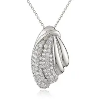 Orphelia Damen-Kette aus 925er Sterlingsilber mit Anhänger – Silber ZH-4528