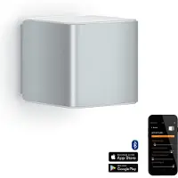 Steinel L 840 LED iHF, Wandbeleuchtung für den Außenbereich, Silber, Weiß, Kunststoff, IP44, II, IK03