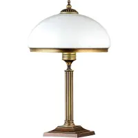 Jupiter Tischlampe Petro , bronze / altmessing, für Wohn- / Esszimmer, Metall, Antik, Tischlampe