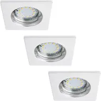Rabalux LED Einbauleuchte Lite aus Metall weiß B:8cm H:8cm IP44